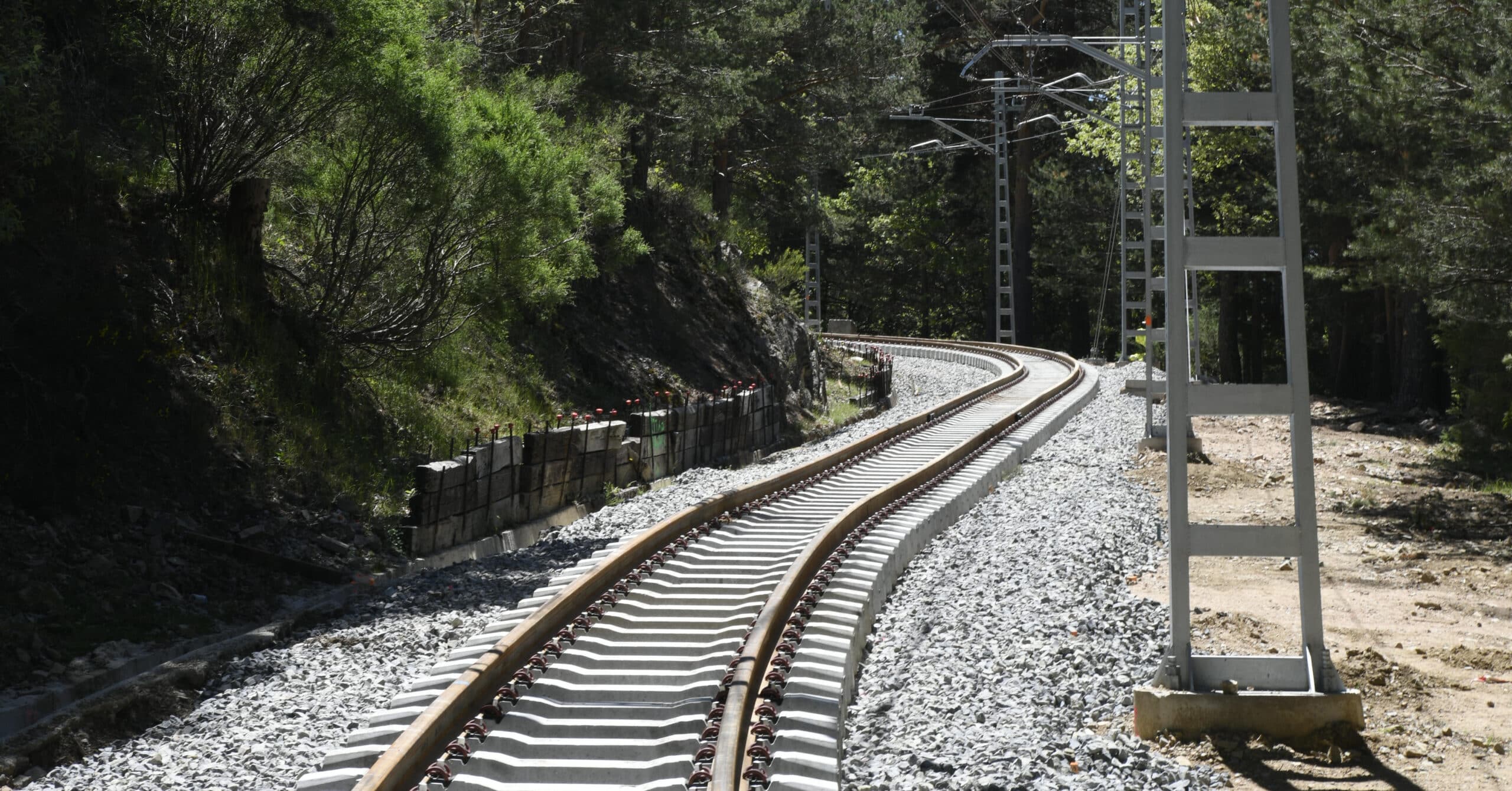 Las obras de la línea Cercedilla-Cotos terminarán en el último trimestre de 2026