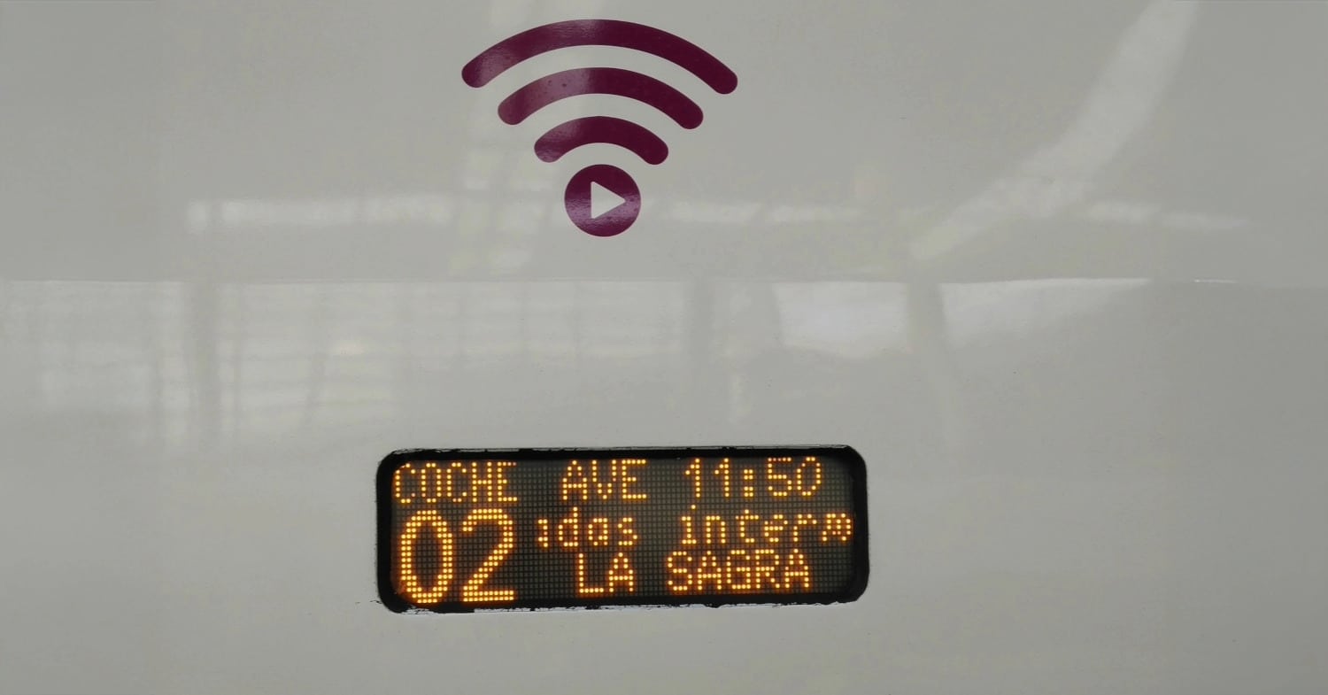 Renfe licita la renovación de la conectividad de los trenes de alta velocidad
