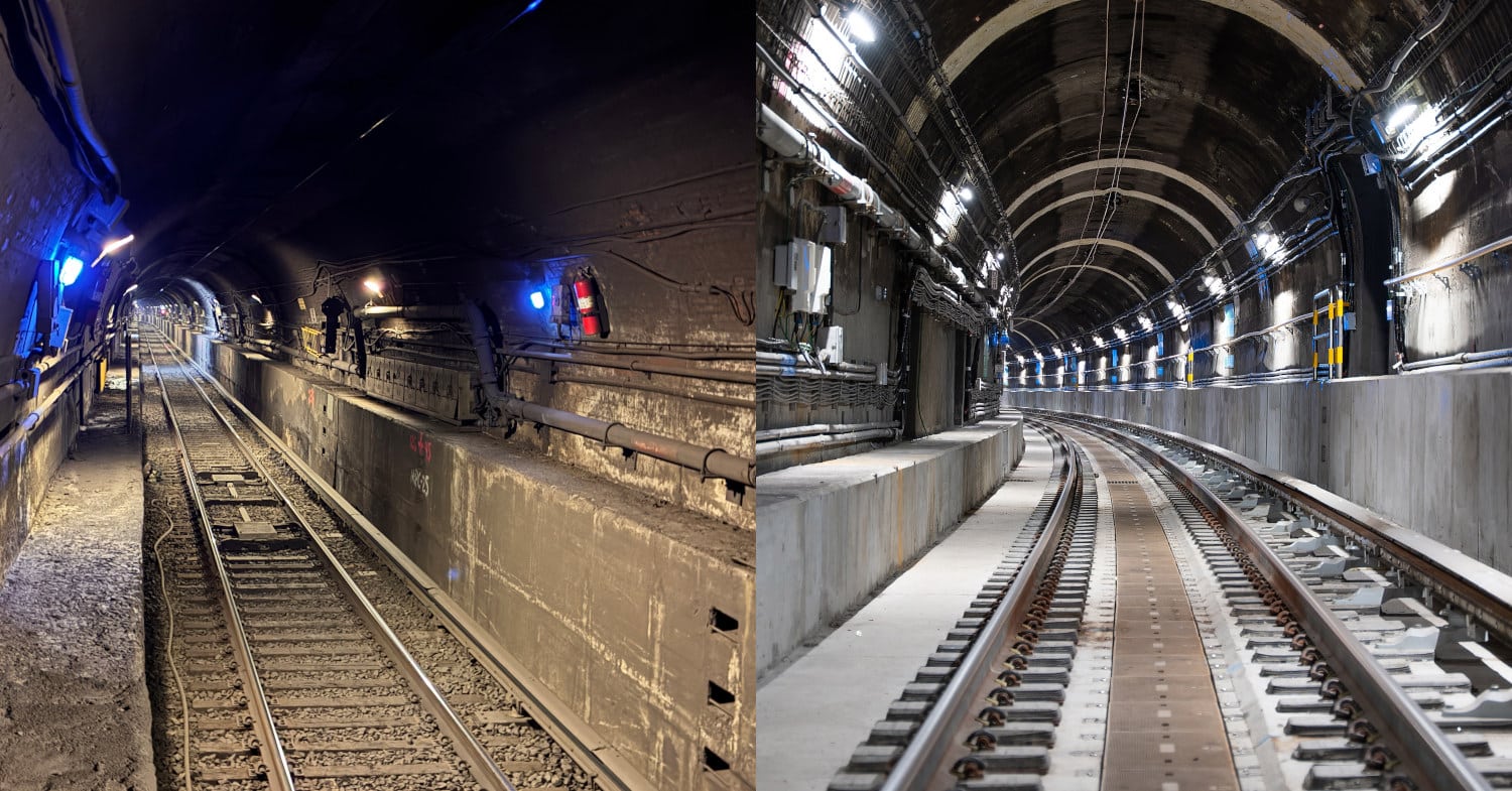 Amtrak reabre el tubo 2 de los túneles del East River de Nueva York tras una rehabilitación histórica