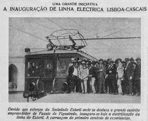 Recorte de prensa sobre la inauguración de la línea