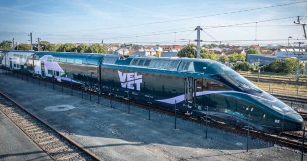 Primer tren Avelia Horizon de Velvet, presentado en abril. © VELVET.